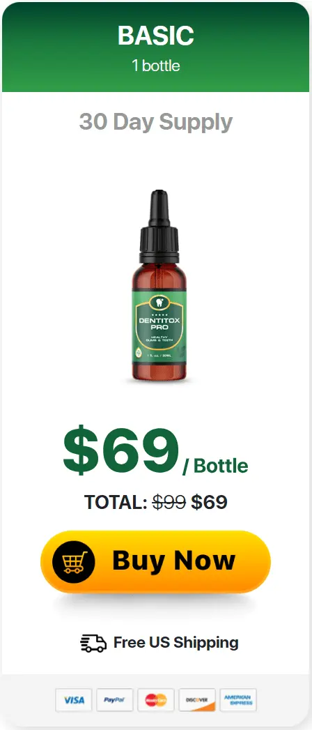 Dentitox Pro buy 1 Bottle