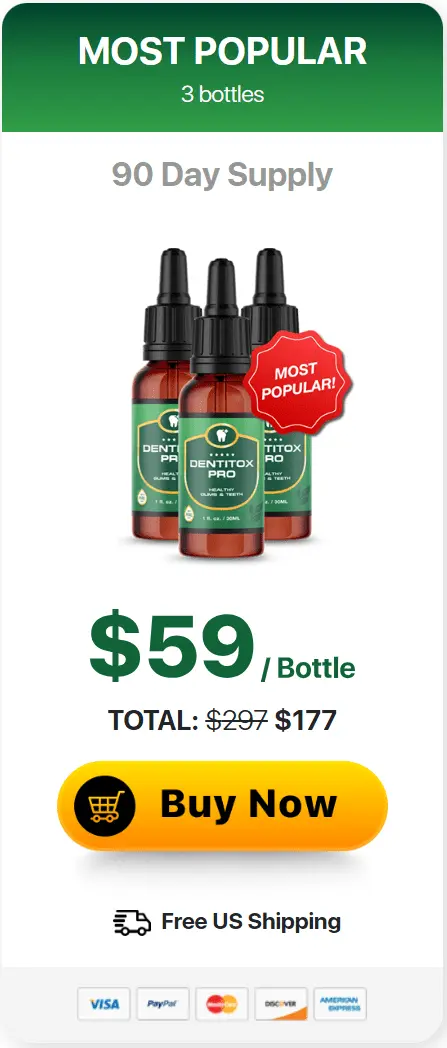 Dentitox Pro buy 3 Bottle