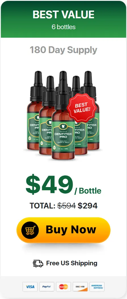 Dentitox Pro buy 6 Bottle